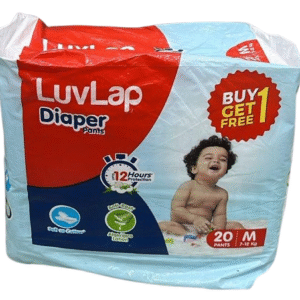 LuvLap Diaper Pants - Soft Cotton Feel with Aloe Vera Lotion